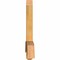 Ekena Millwork Bellingham Rough Sawn Timber Gable Bracket, Western Red Cedar, 60"W x 35"H x 4"D x 6"F, 14/12 Pitch GBW060X35X0406BEL00RWR - alternate 5